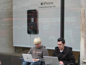 iPhone queue